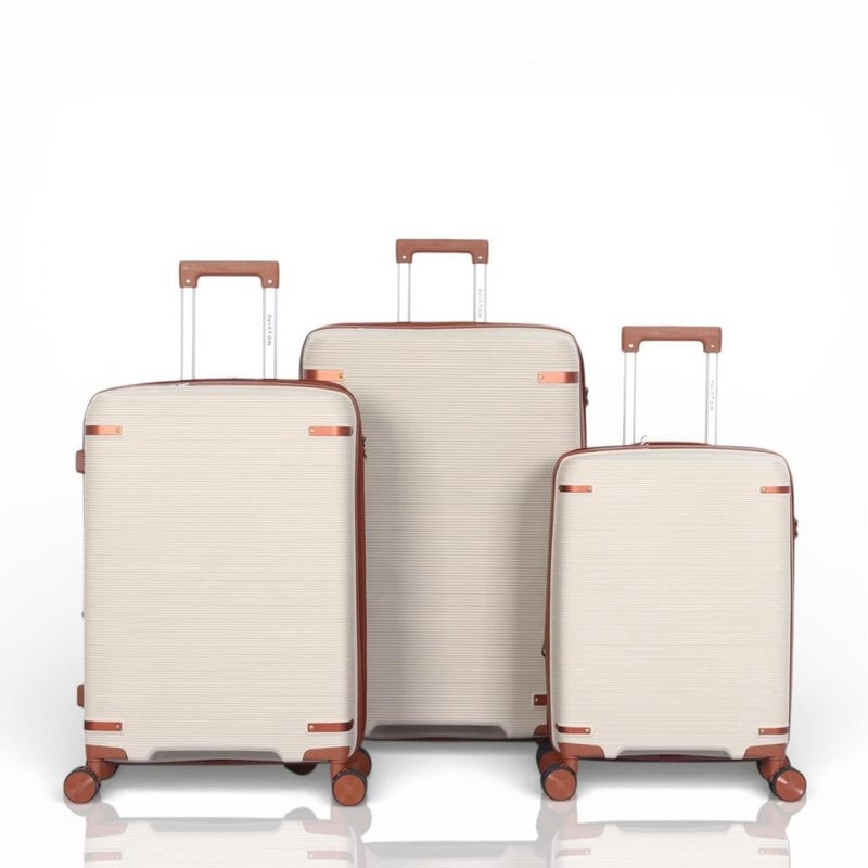 أفياتور طقم حقائب سفر 3 قطع ضد الكسر و كفرات 360 درجة وتمصيم عصري - Image 1